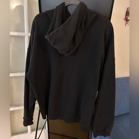 Black Thrasher Hoodie Medium - Picture 3 of 3